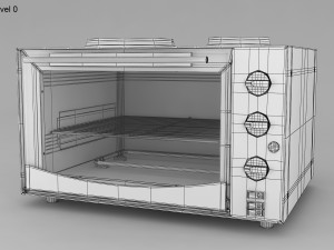 Mini oven 3D Модель
