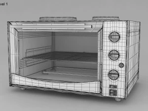 Mini oven 3D Model