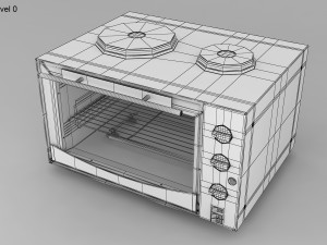 Mini oven 3D Модель