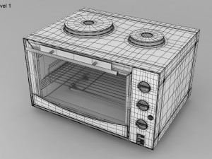 Mini oven 3D Модель