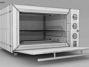Mini oven 3D Model