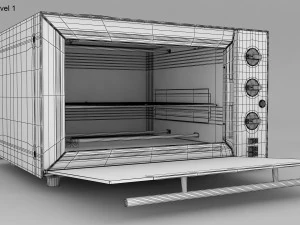 Mini oven 3D Model