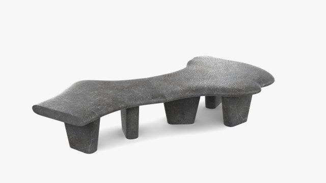 Modern Bench Modelo 3D .c4d .max .obj .3ds .fbx .stl .blend 