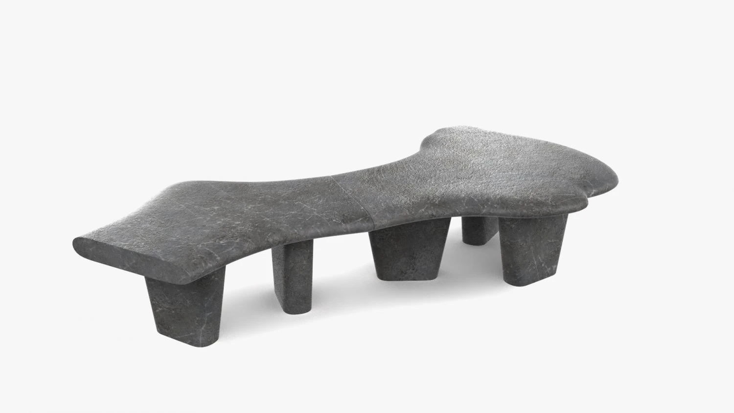 Modern Bench 3D Model .c4d .max .obj .3ds .fbx .stl .blend 