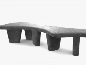 Modern Bench 3D Model