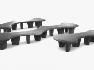 Modern Bench Modelo 3D