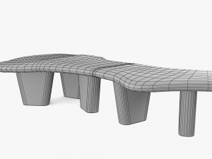 Modern Bench Modelo 3D