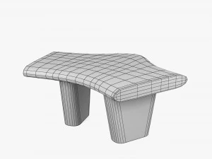 Modern Bench 3D Model