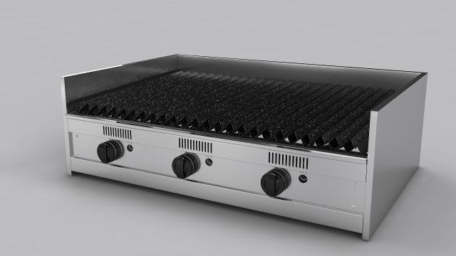 Gas Grill Modello 3D .c4d .max .obj .3ds .fbx .stl .blend 