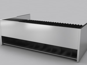 Gas Grill Modello 3D