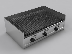 Gas Grill Modello 3D