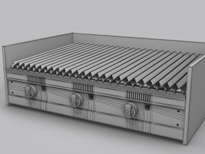 Gas Grill Modello 3D