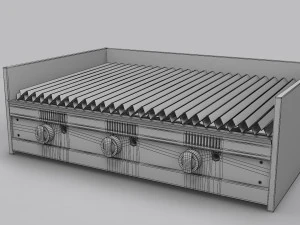 Gas Grill 3D Model