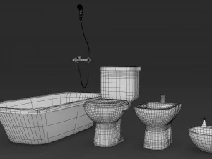 Bathroom set 3D Model