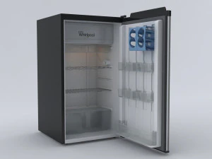 Mini Fridge 3D Model