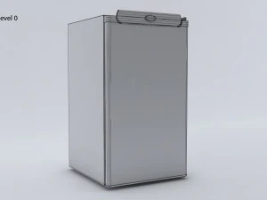 Mini Fridge 3D Model