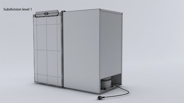 Mini fridge 3D-Modell in Haushaltsgeräte 3DExport