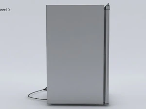 Mini Fridge 3D Model