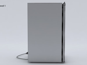 Mini Fridge 3D 모델