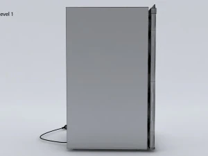 Mini Fridge 3D Model