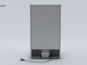 Mini Fridge 3D 모델