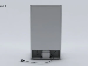 Mini Fridge 3D Model