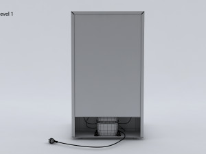 Mini Fridge 3D 모델