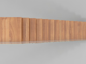 Modern floating Stair 3D Model