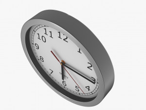 Modern Wall Clock 3D 모델