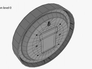 Modern Wall Clock 3D 모델