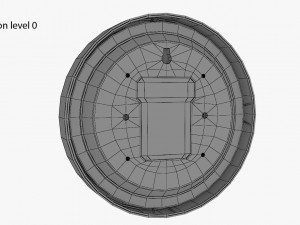 Modern Wall Clock 3D 모델
