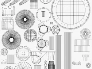 Floor Standing Fan 3D Model