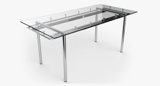 Glass Table Modèle 3D .c4d .max .obj .3ds .fbx .stl .blend 