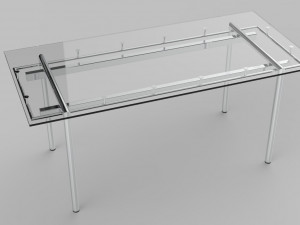 Glass Table Modèle 3D