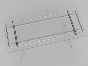 Glass Table Modèle 3D