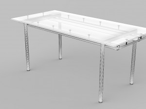 Glass Table Modèle 3D