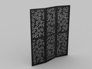 Folding Screen 3D 모델