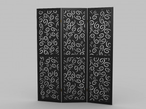 Folding Screen 3D 모델