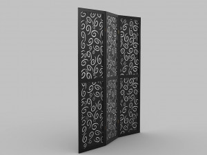 Folding Screen 3D 모델