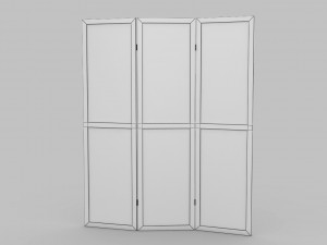 Folding Screen 3D 모델