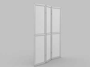 Folding Screen 3D 모델