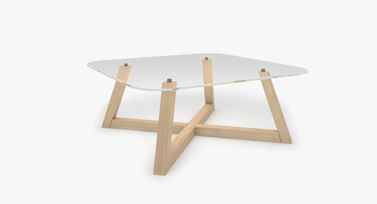 Coffee Table 3D Model .c4d .max .obj .3ds .fbx .stl .blend 