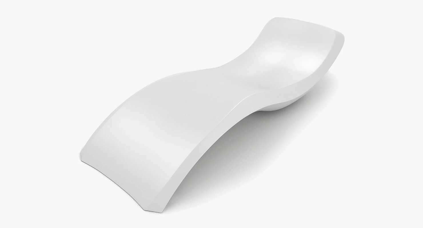 Modern Sunlounger 3D Model .c4d .max .obj .3ds .fbx .stl .blend