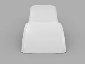 Modern Sunlounger 3D Model