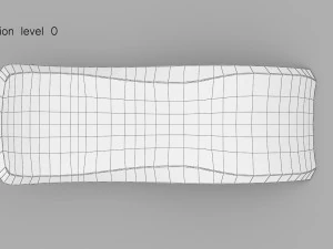 Modern Sunlounger 3D Model