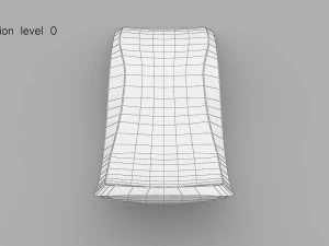 Modern Sunlounger 3D Model