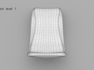 Modern Sunlounger Modèle 3D