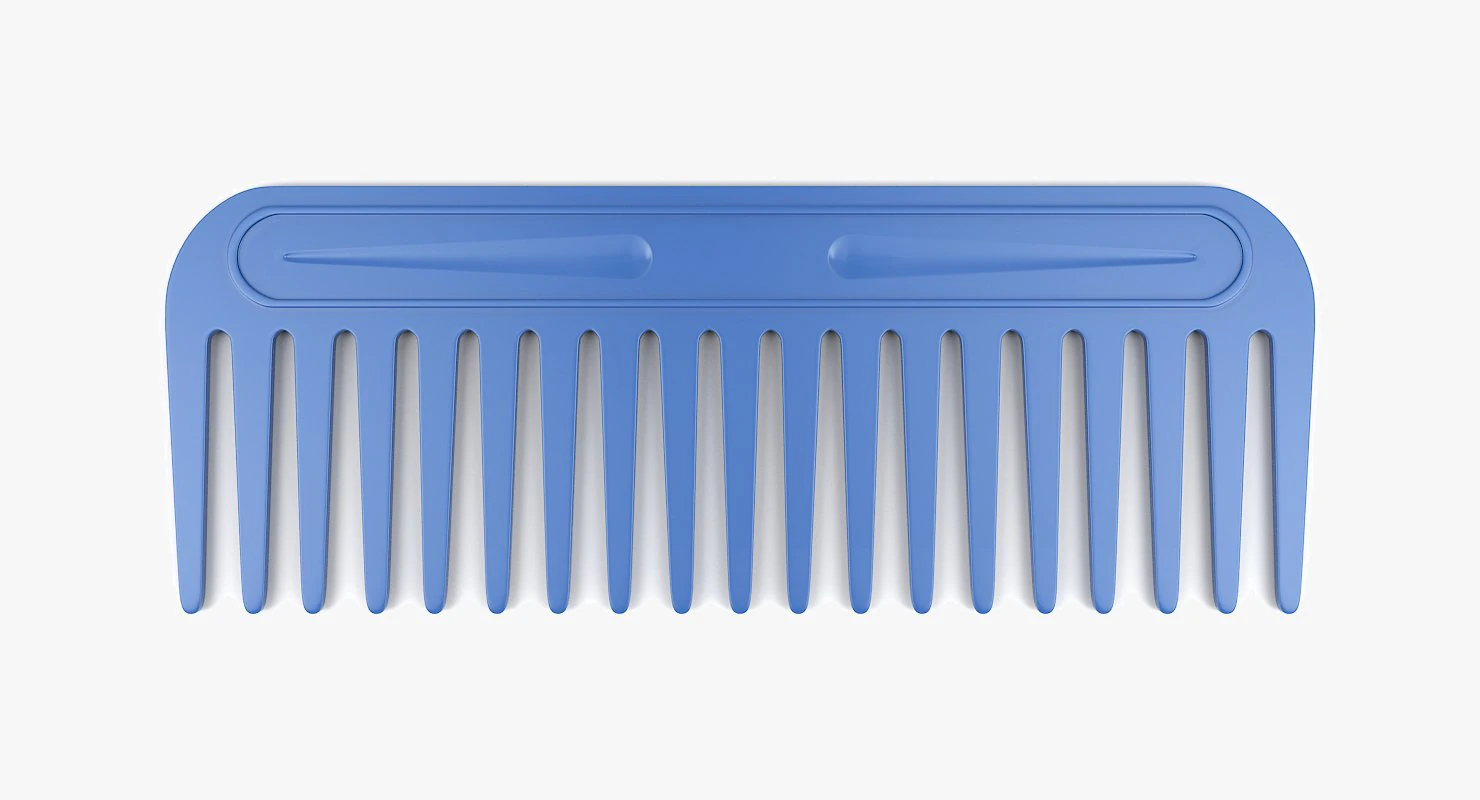 Hair Comb 3D Model .c4d .max .obj .3ds .fbx .stl .blend