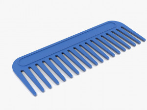 Hair Comb Model 3D