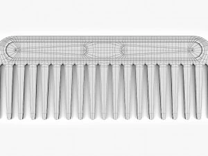 Hair Comb 3D Model
